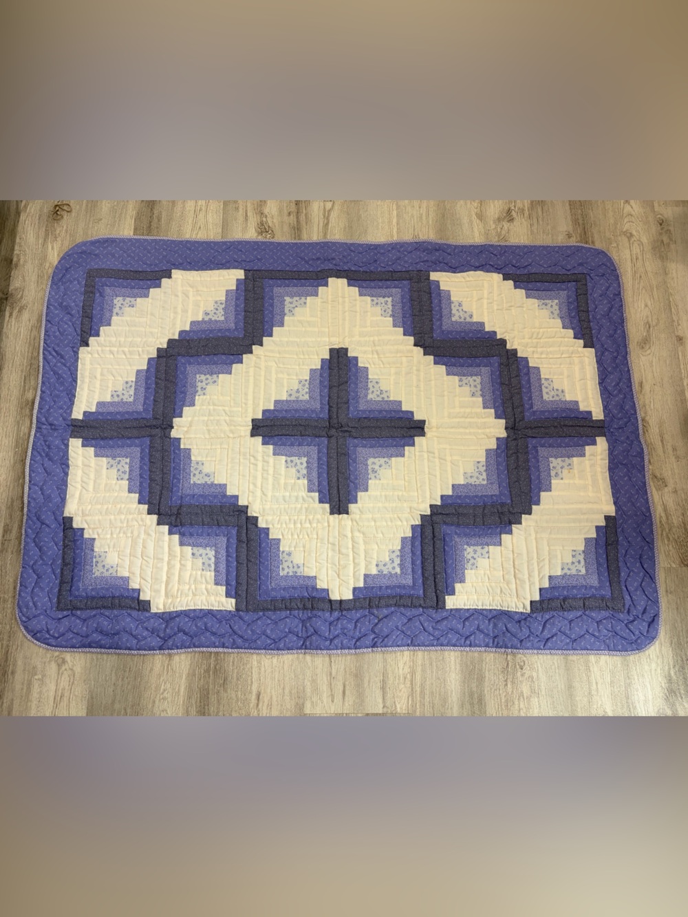 Handmade Quilted Tapestry 38.5” x 55” wall art, lap quilt, toddler quilt